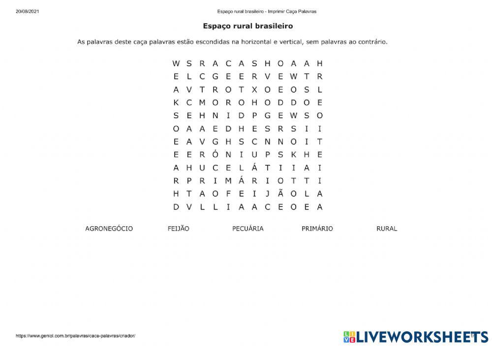 Espaço rural brasileiro