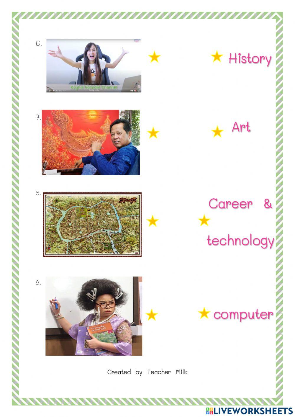 มาจับคู่ครูบา กับวิชาที่ท่านสอนกันเถอะ