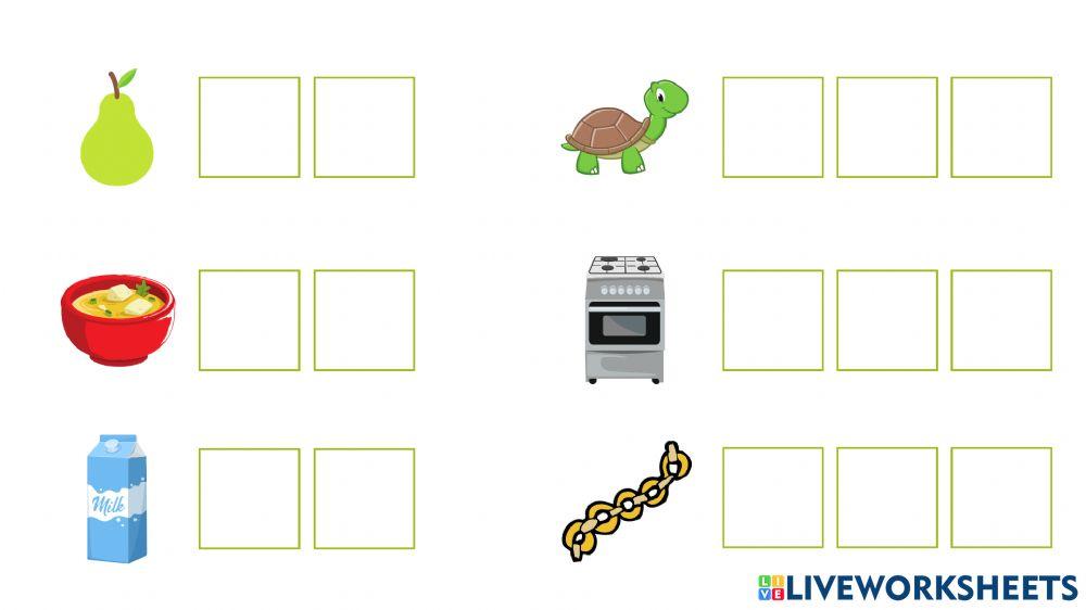 Escribir las vocales