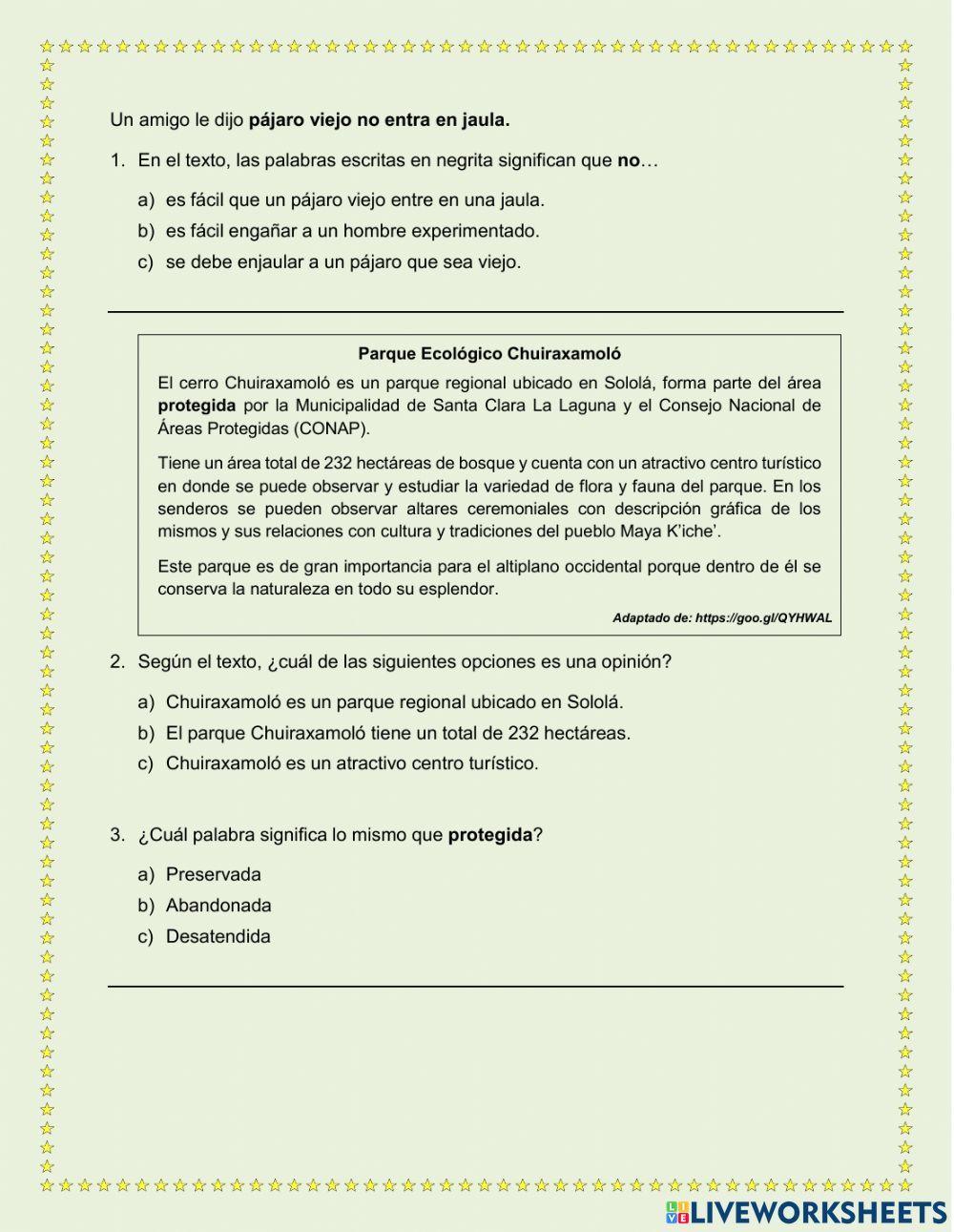 Evaluacion de graduandos
