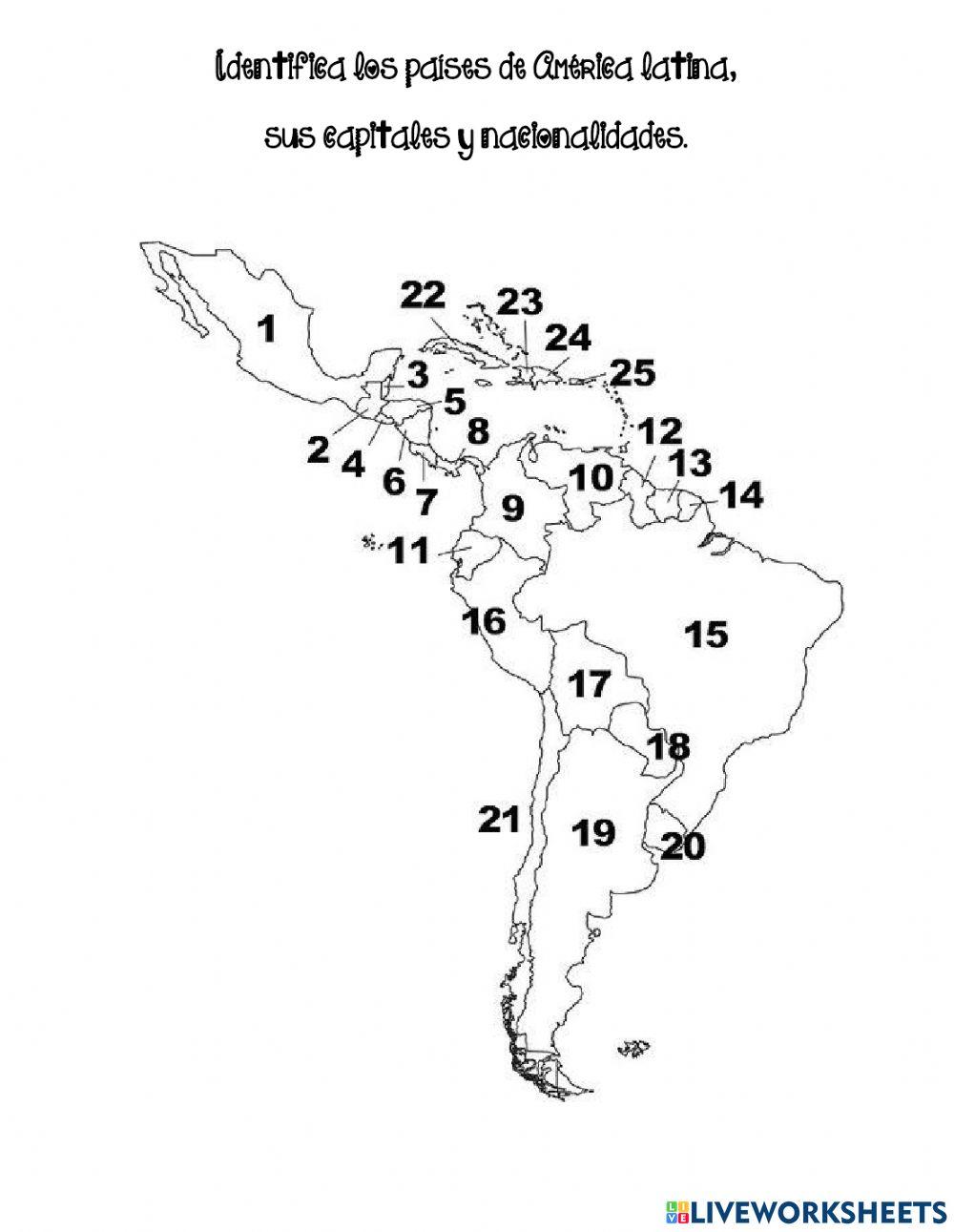 Los países de América latina
