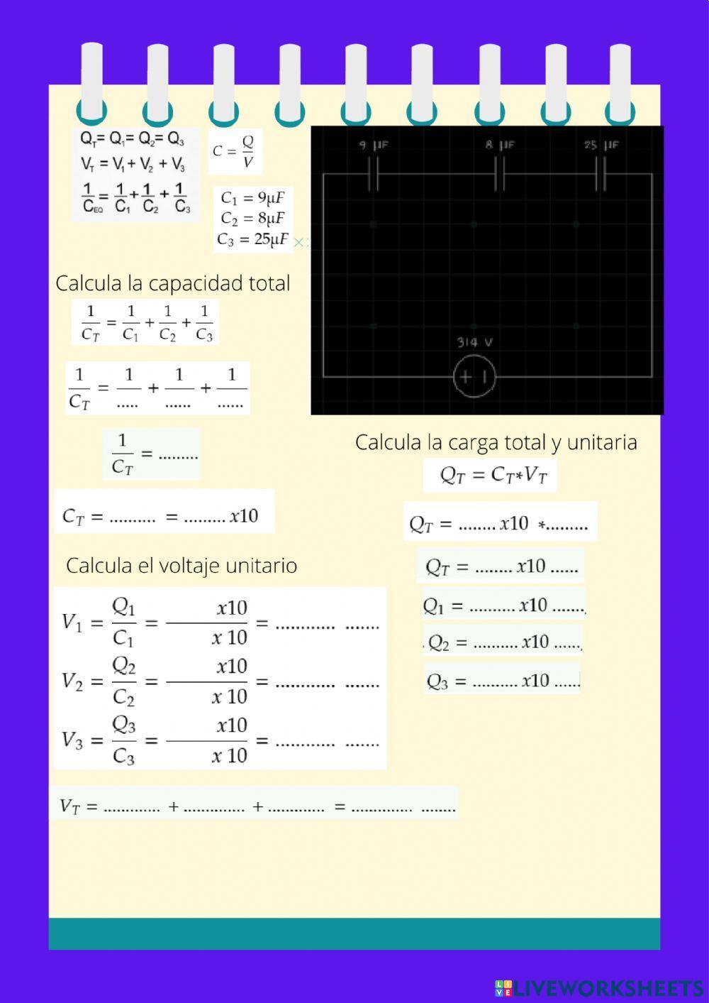 Condensadores serie-paralelo