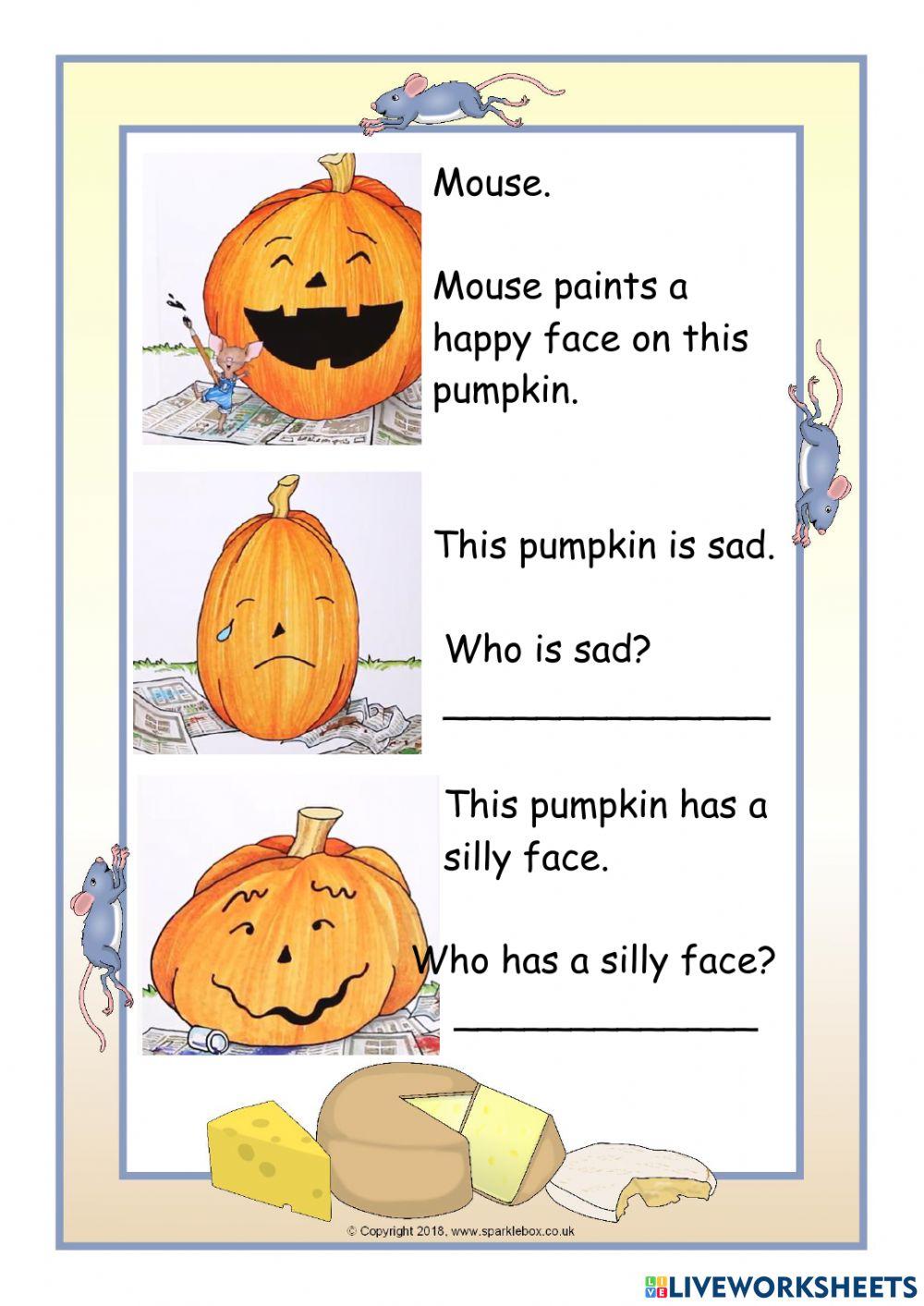 I'ts Pumpkin Day, Mouse!