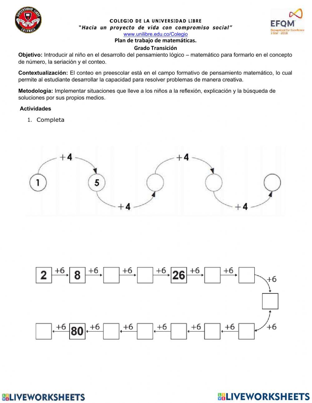 Problemas de suma y resta