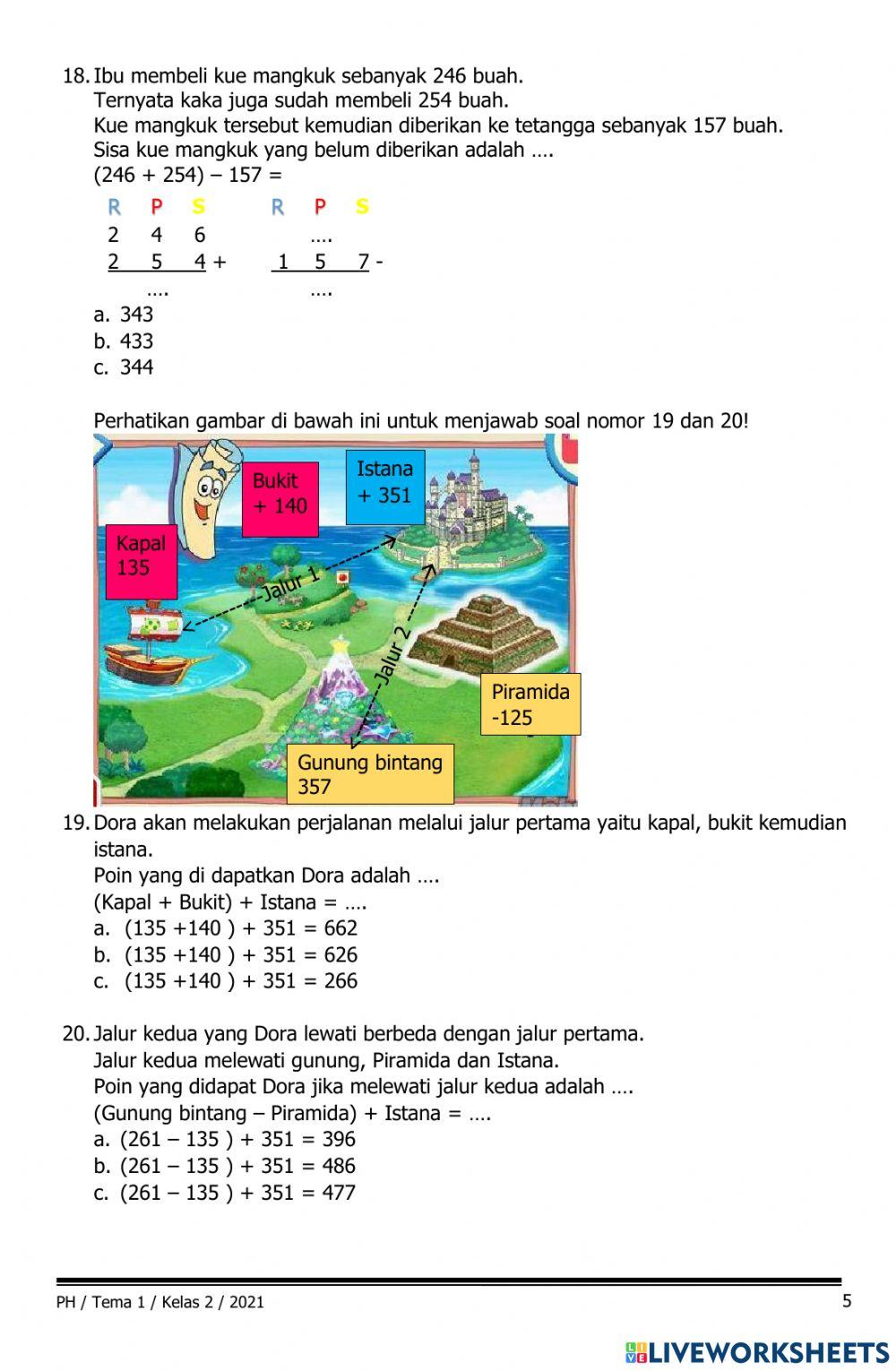 Penilaian Harian Matematika