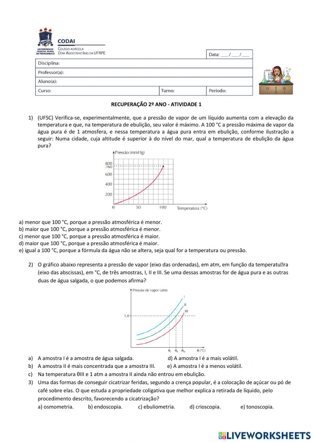 Propriedades Coligativas
