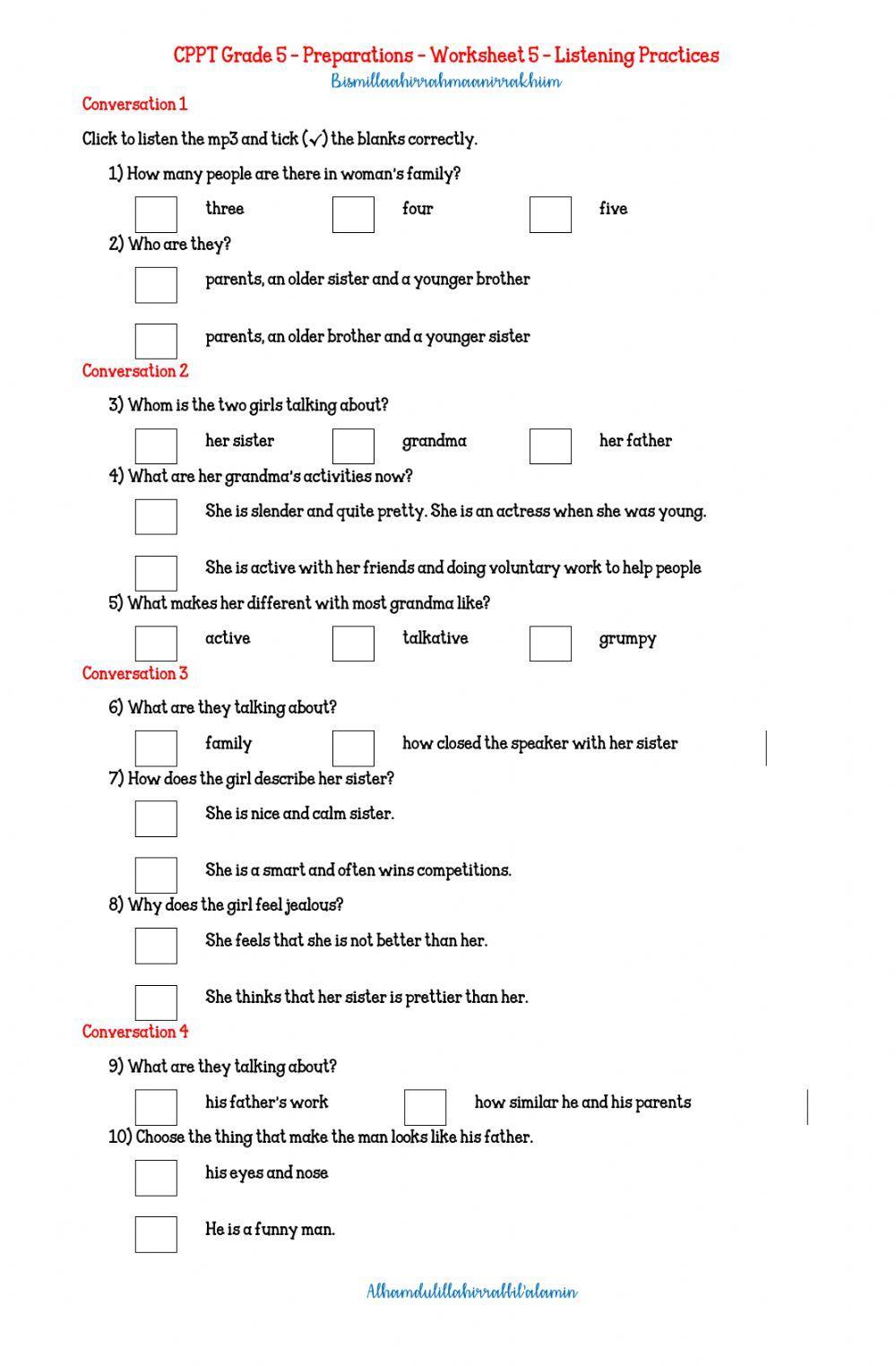 Listening Practices 3