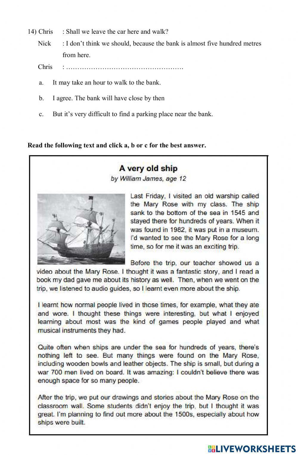 Checkpoint Preparation 1