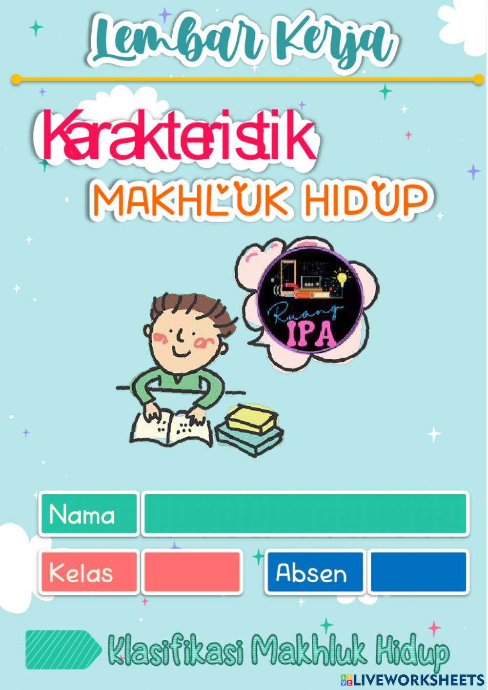 Karakteristik makhluk hidup