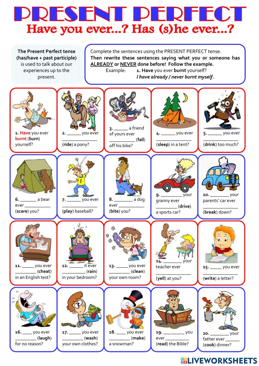 Present perfect simple