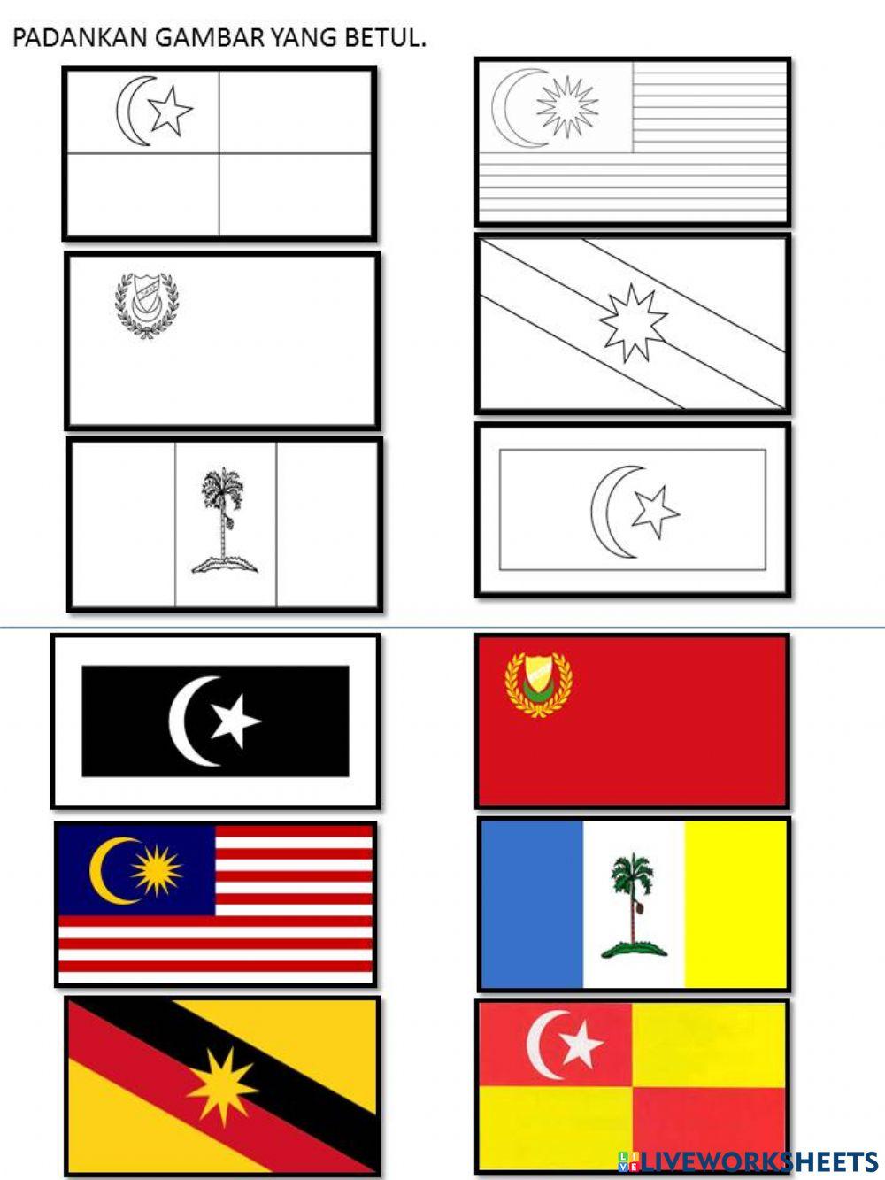 Bendera negeri di malaysia