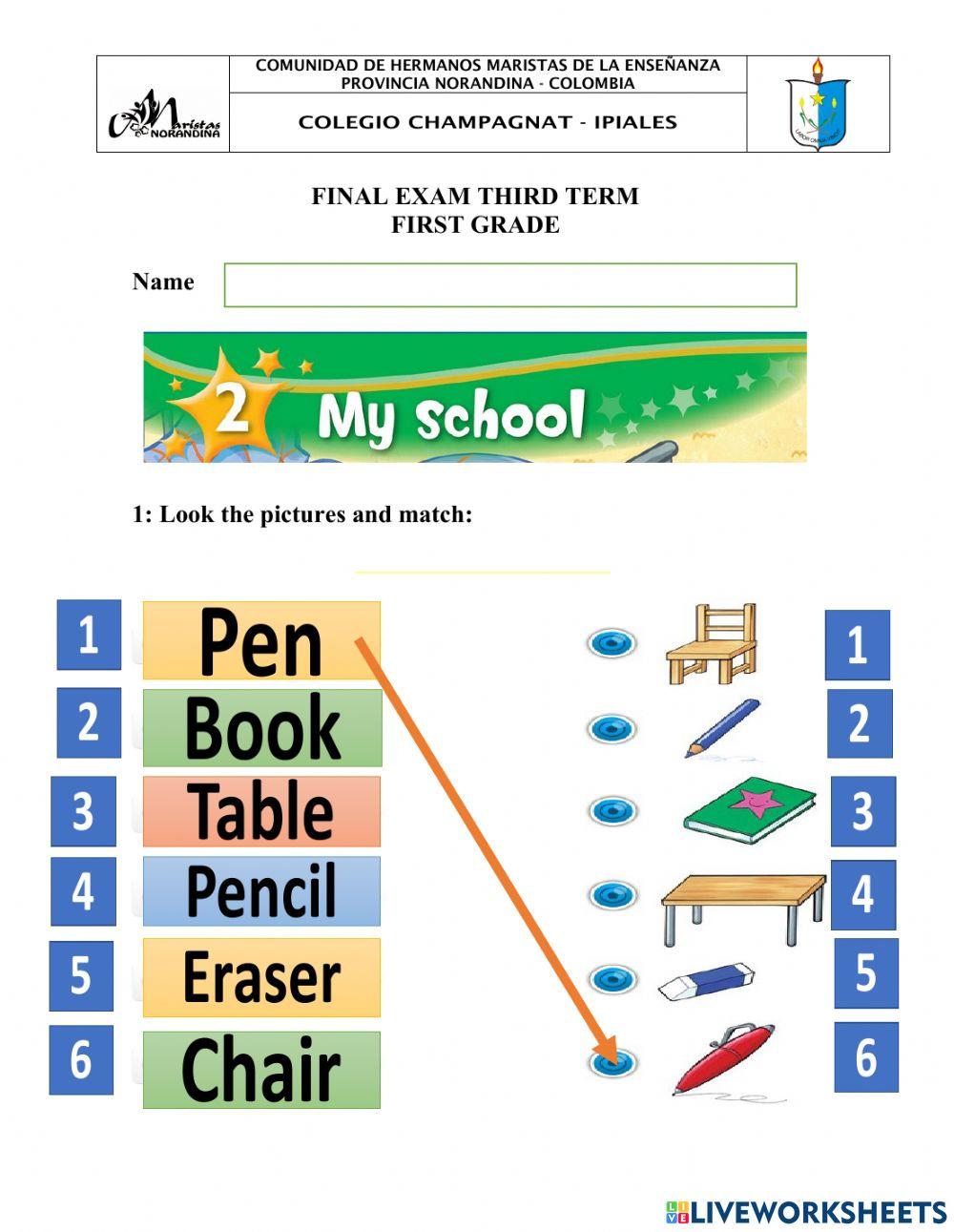 My school and favorite toys