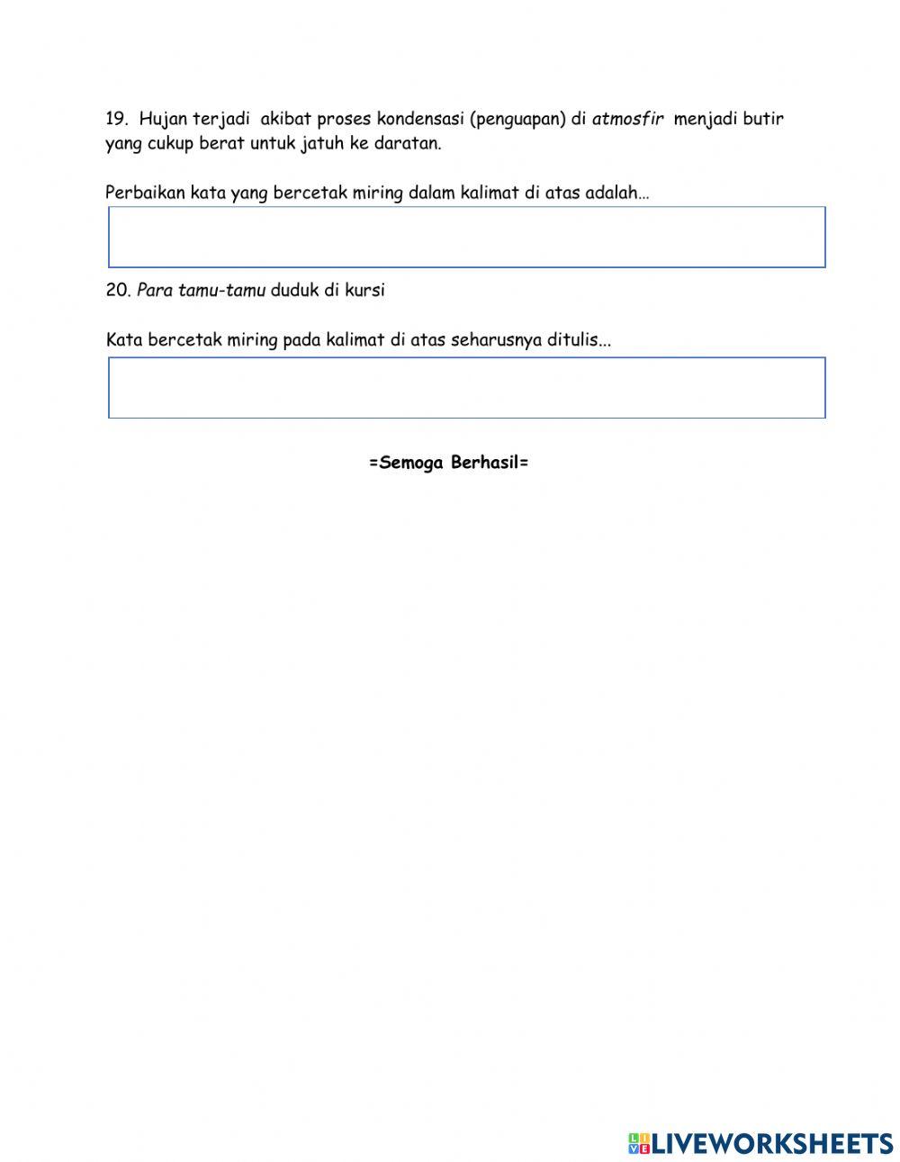 Evaluasi module 1 BI P6