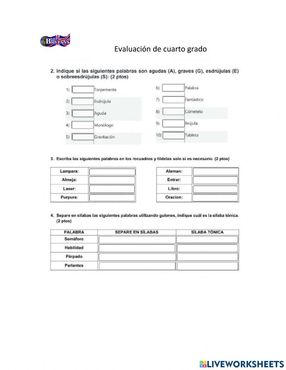 Lengua segundo parcial