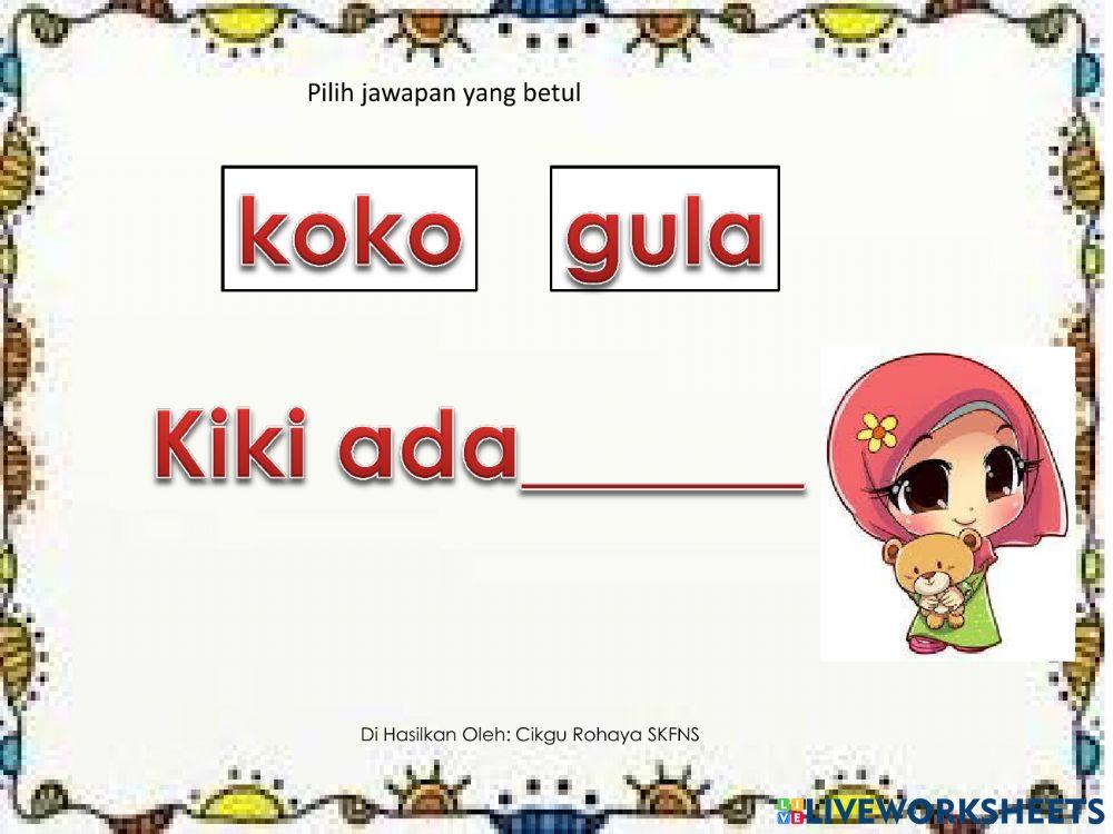 Pilih jawapan by Cikgu Rohaya Sk Felda Neram satu