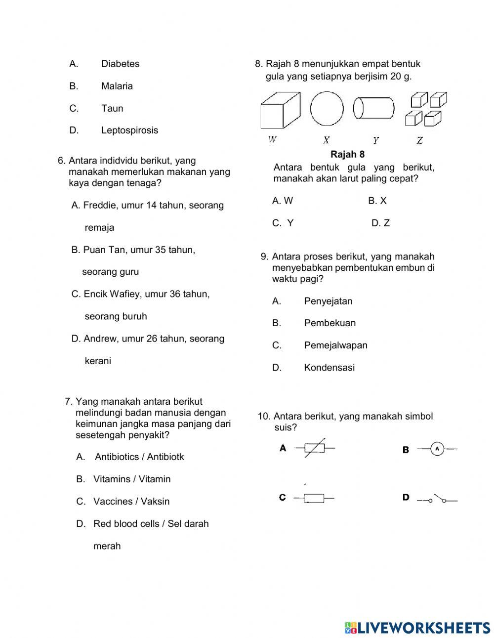 Ujian summatif2 2021 BAHAGIAN A-B