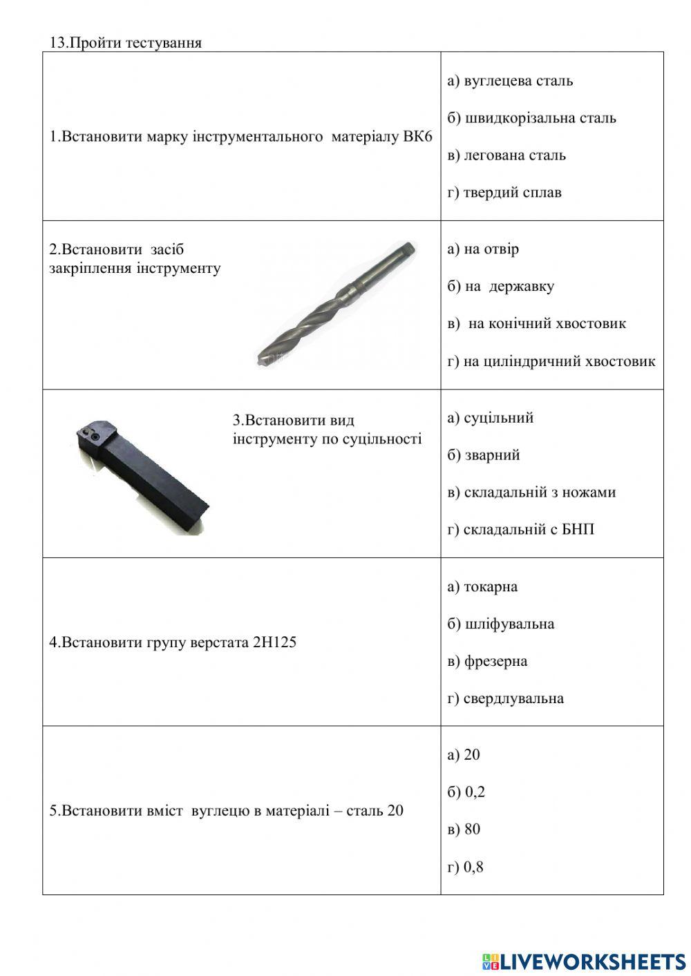 Робочий аркуш варіант 3