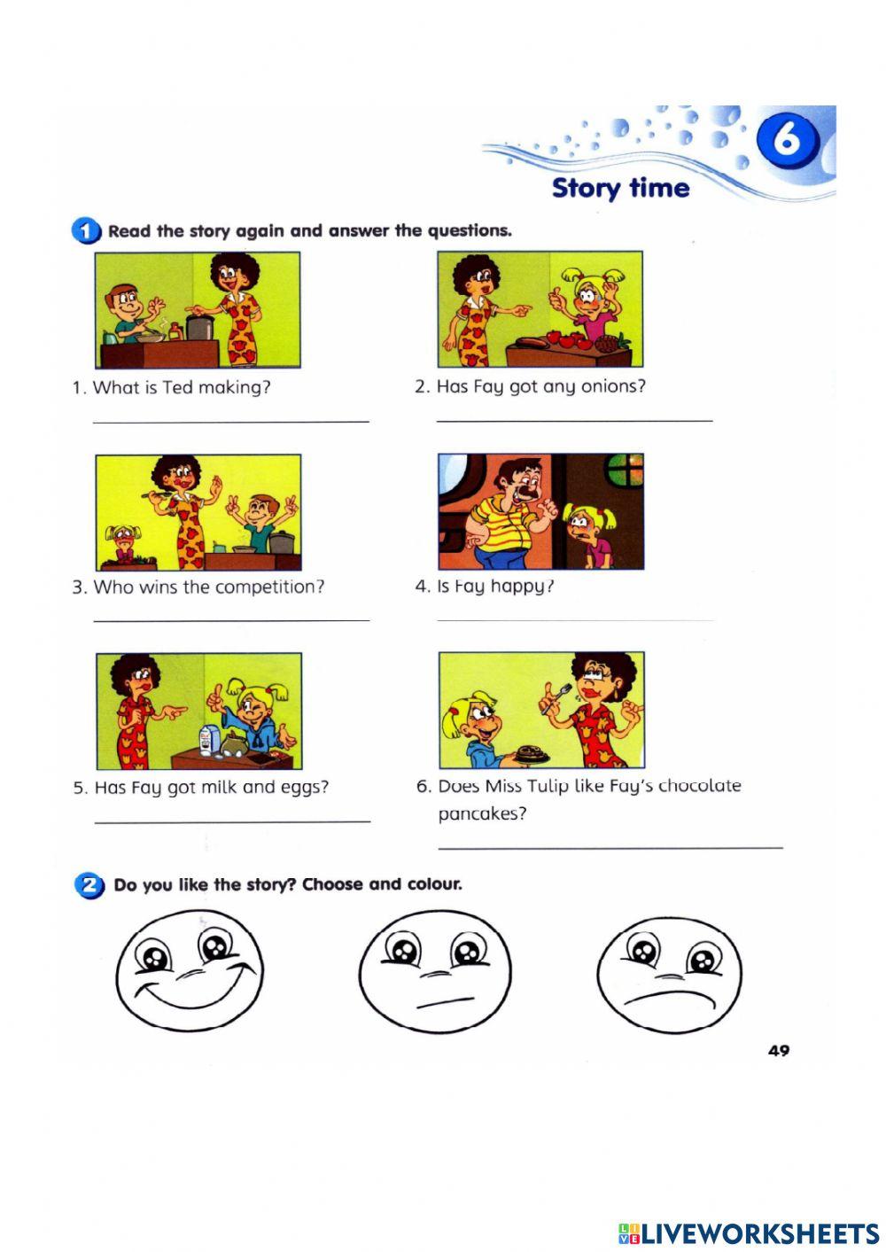 CEFR Year 3 The Cooking Competition (Page 62 -63)