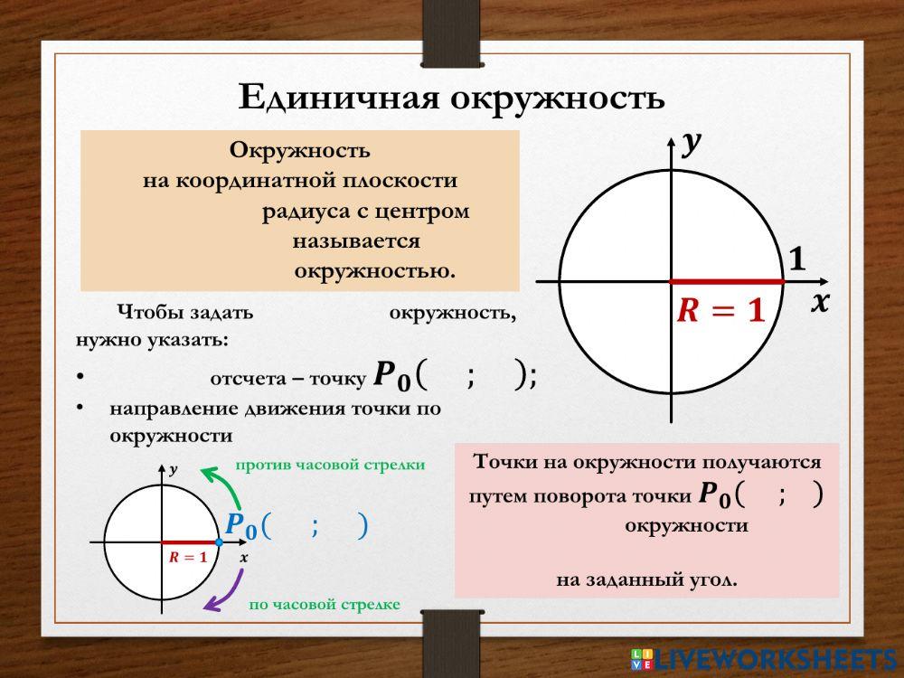 Единичная окружность