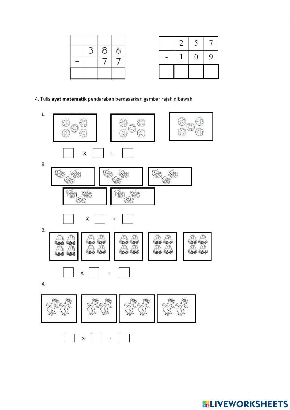 Ujian pentaksiran bulan ogos matematik tahun 2