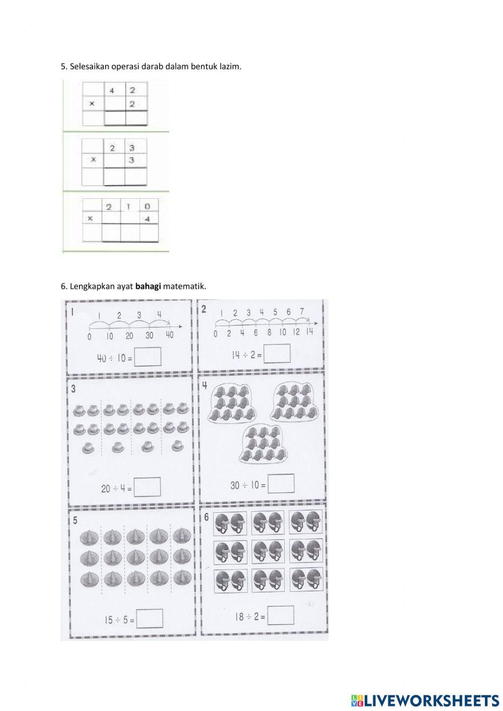 Ujian pentaksiran bulan ogos matematik tahun 2