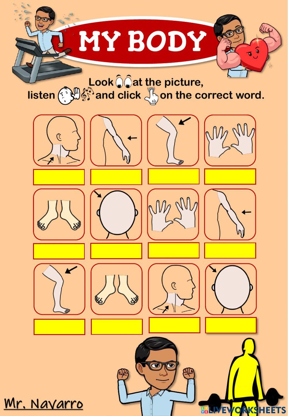 My Body (Look, listen and click)