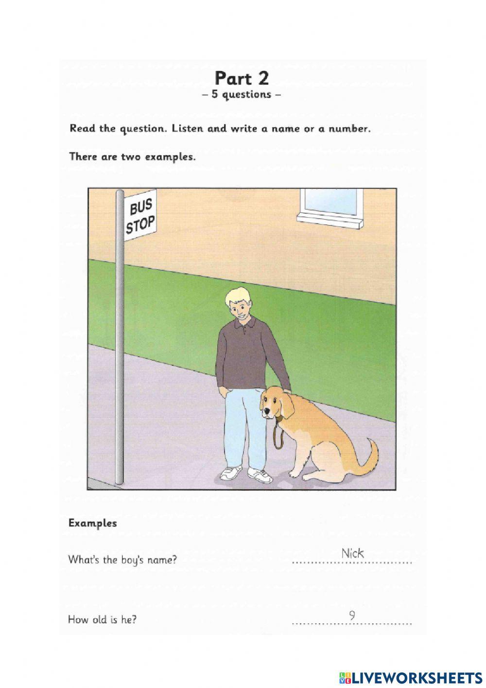 STARTERS 1 - CŨ - T2 - LISENING - BỊ LỖI