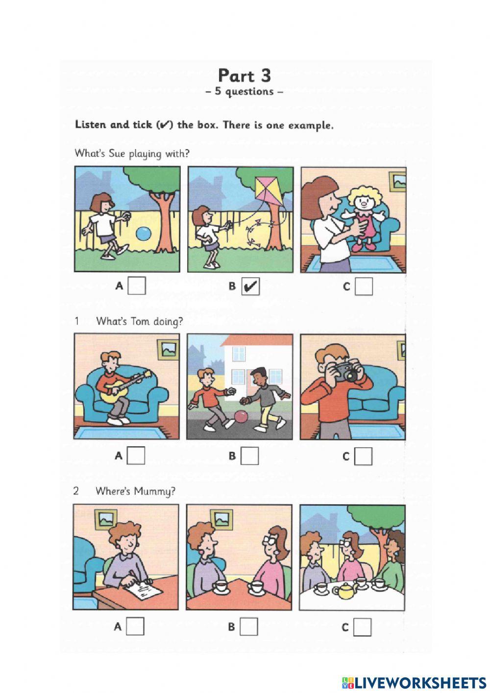 STARTERS 1 - CŨ - T2 - LISENING - BỊ LỖI