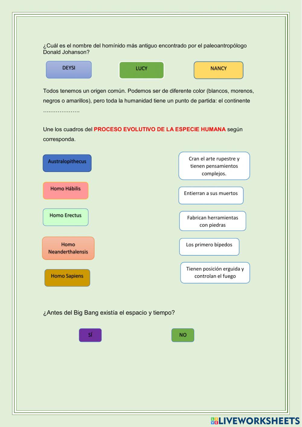 Historia de nuestras naciones