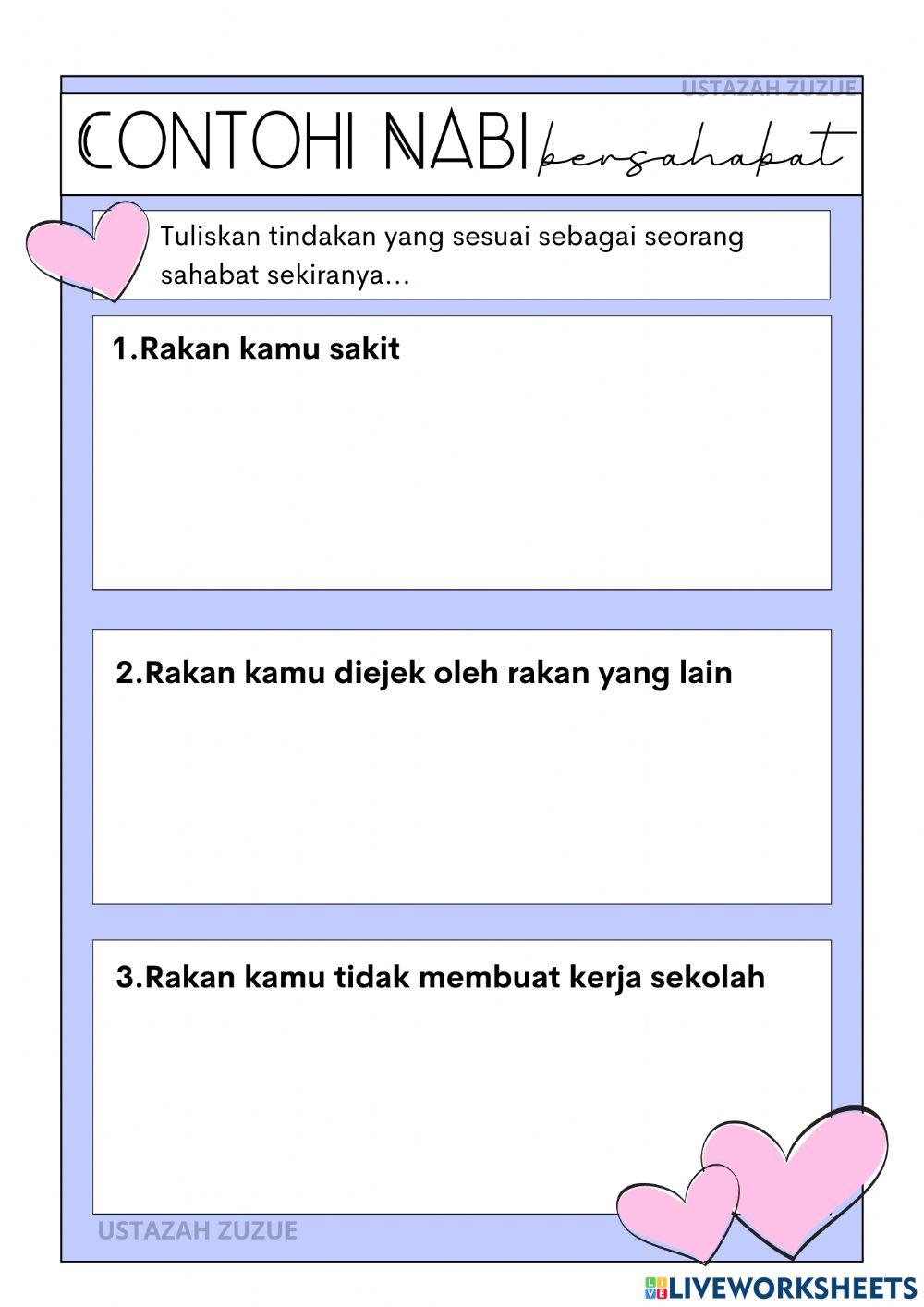 Nabi Muhammad SAW Sahabat Sejati