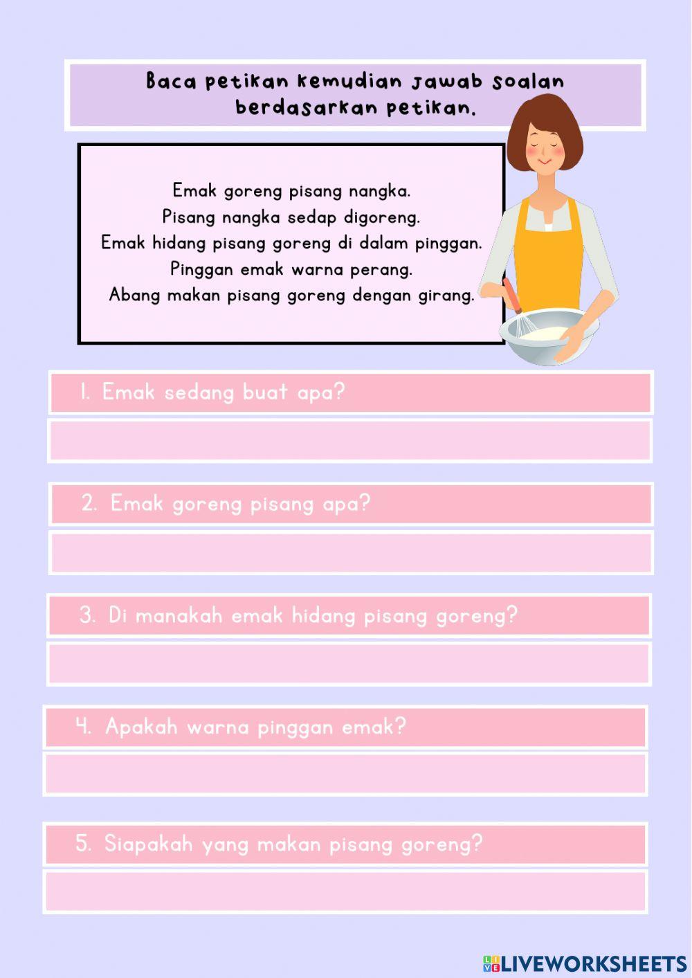 Bacaan dan Pemahaman