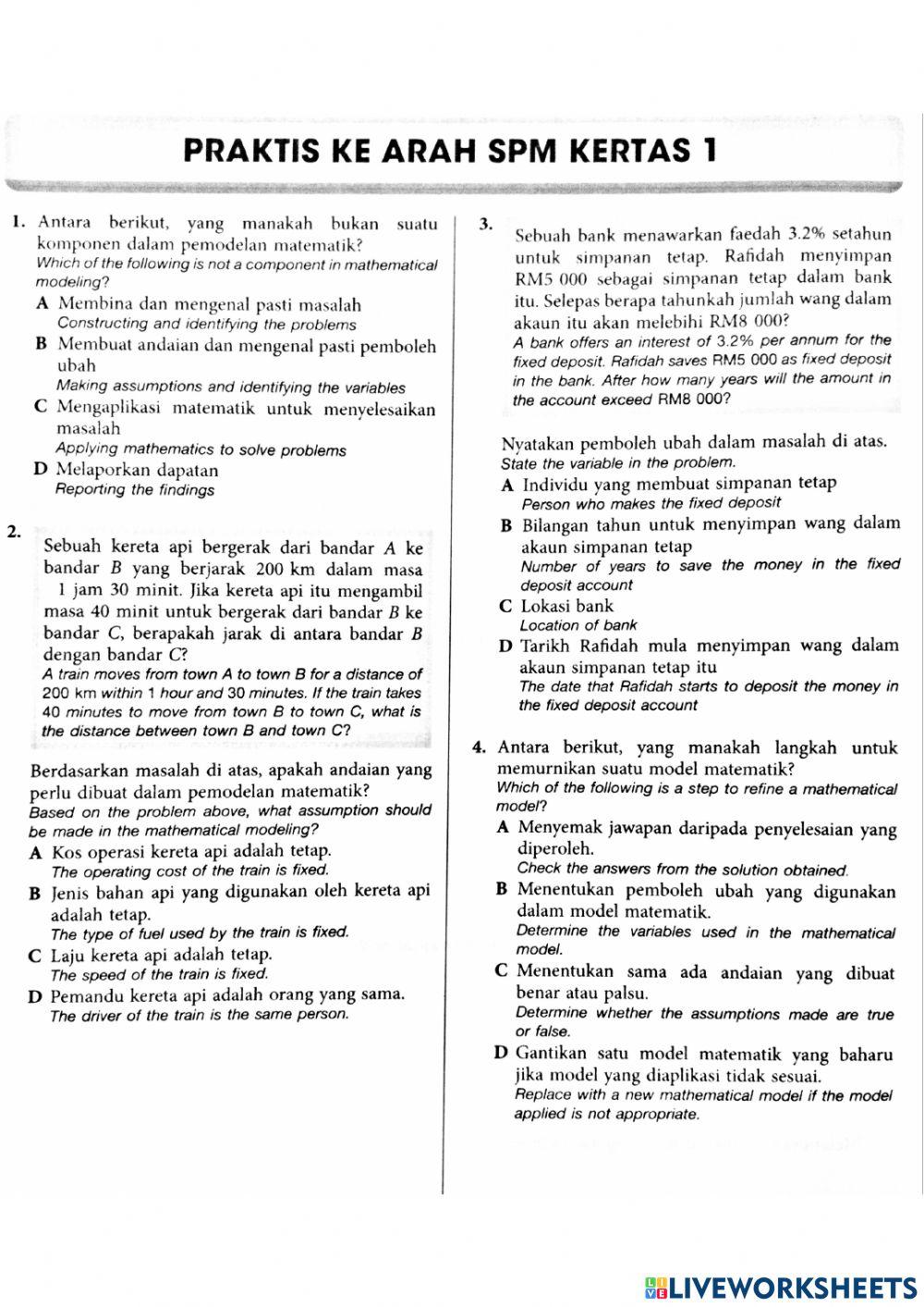 Permodelan Matematik T5