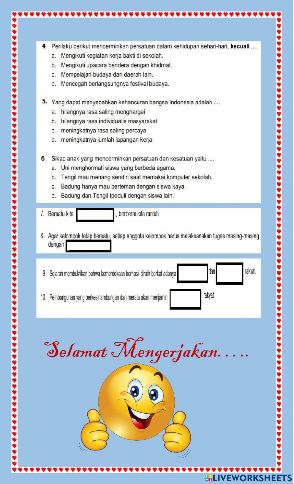 Persatuan dan Kesatuan