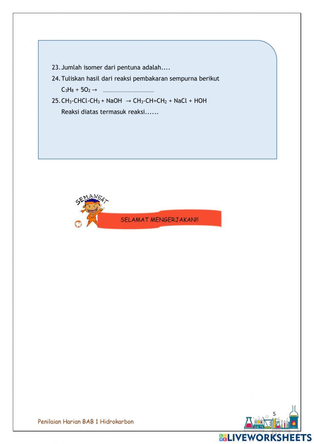 Penilaian Harian BAB 1