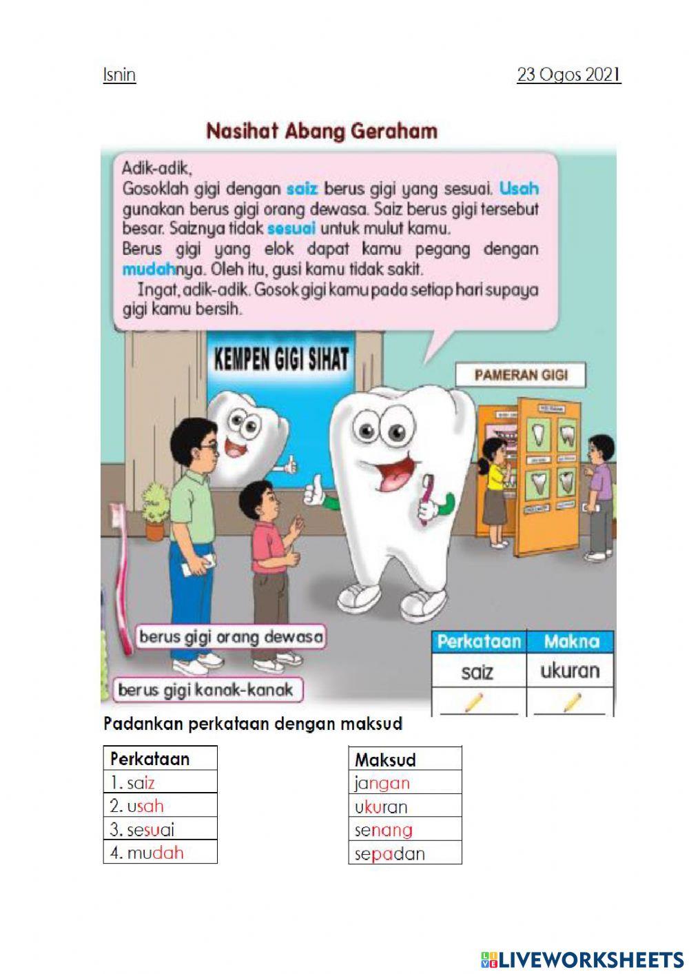Bahasa melayu th1:telitinya rizal