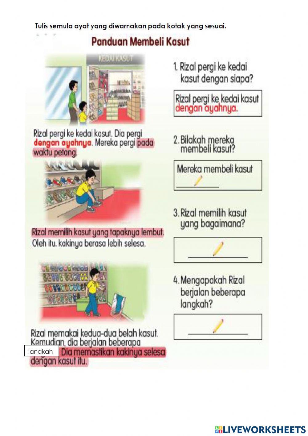 Bahasa melayu th1:telitinya rizal