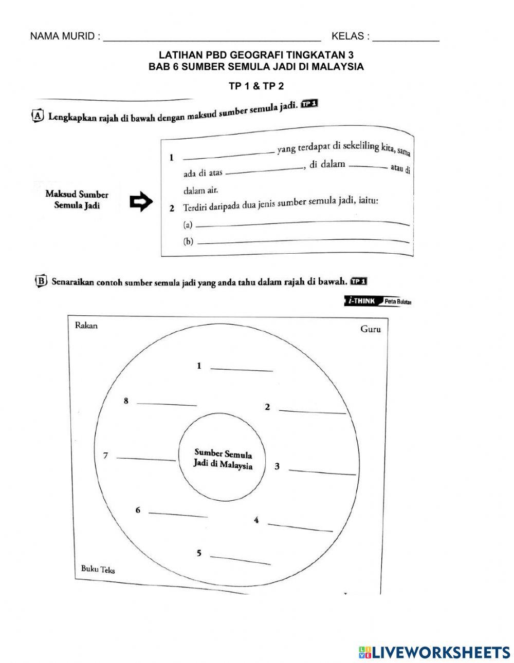 Bab 6 : Sumber Semula Jadi di Malaysia