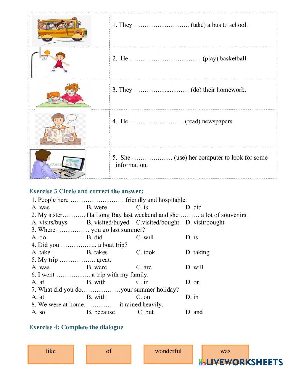 where did you go on holiday?