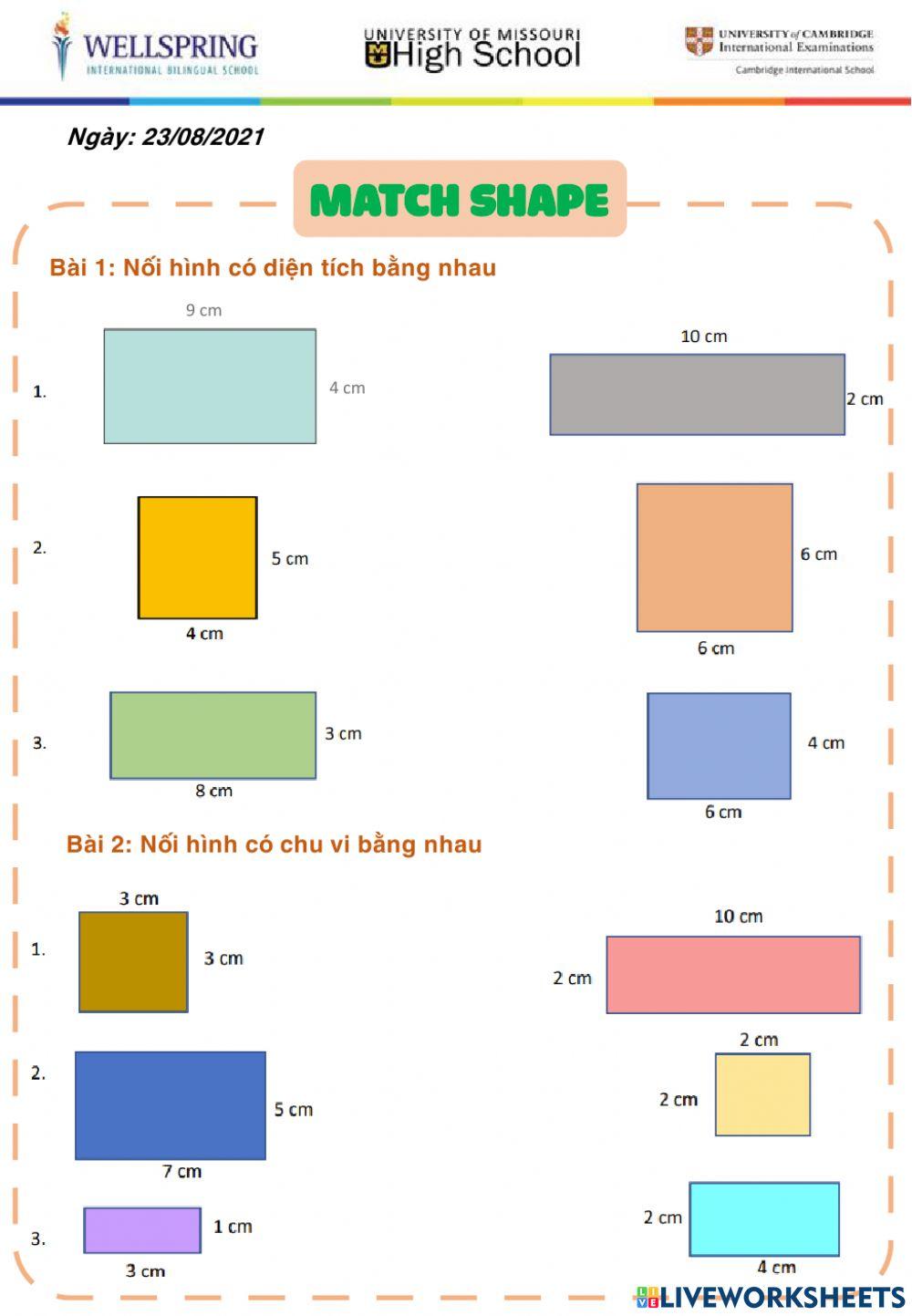 Ôn tập hình học, đại lượng