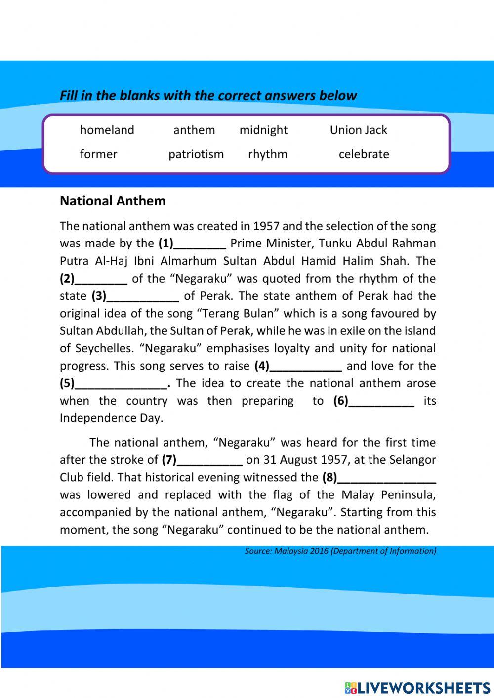 Civic Education (Happiness:Proud of Malaysian Identity)