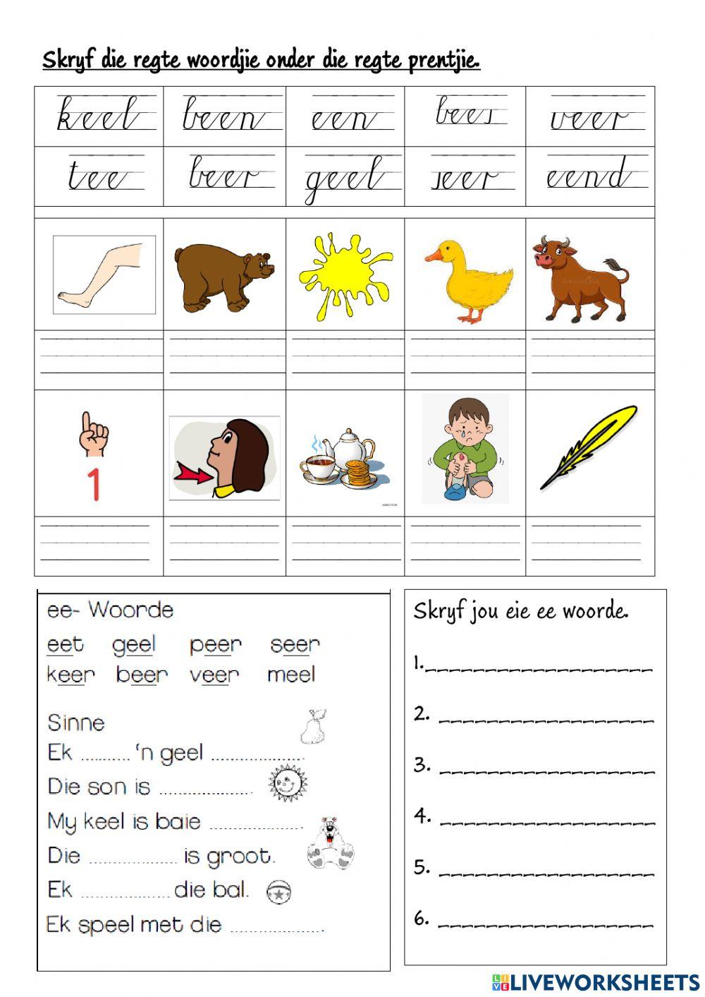 Grade 3 EE KLANK FAL AFRIKAANS