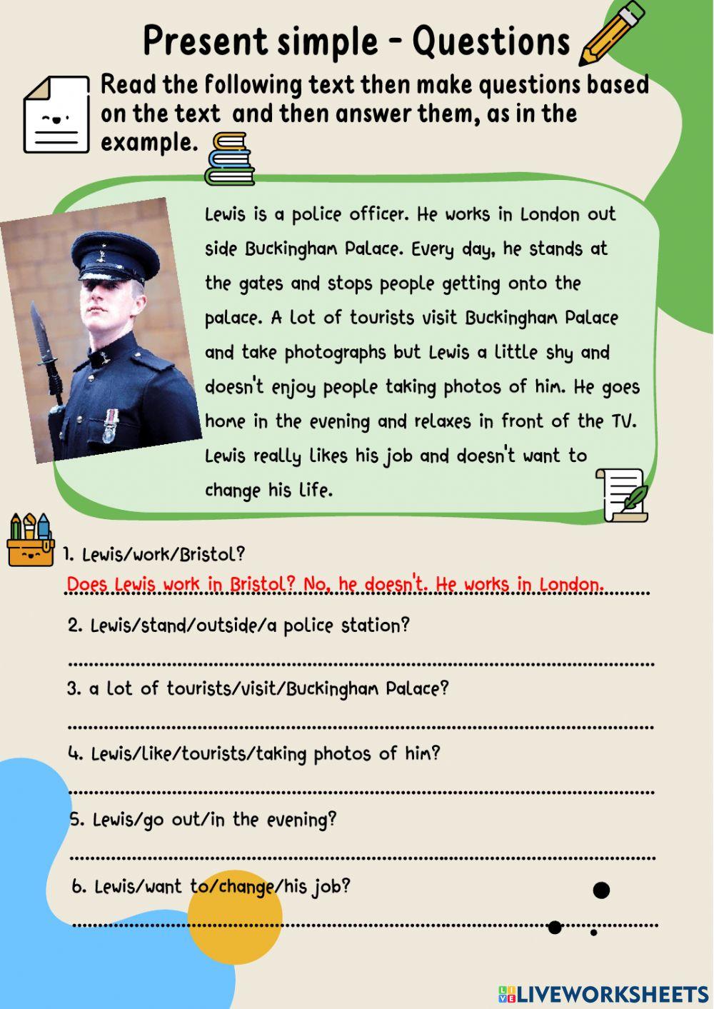 Present simple vs Present continuous  Q&A