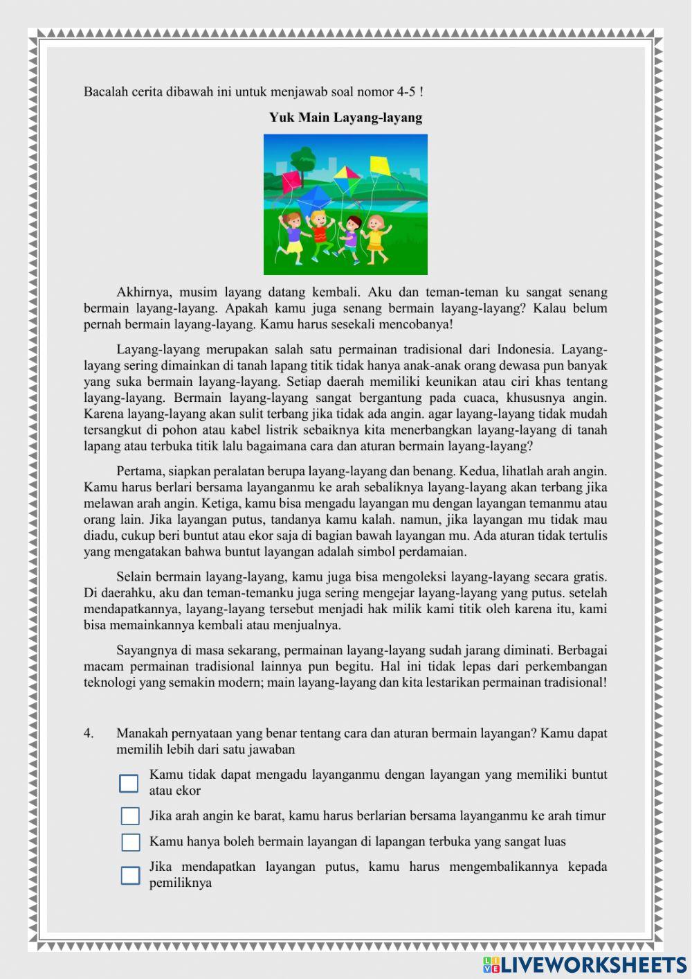 Literasi Formatif Kelas VI