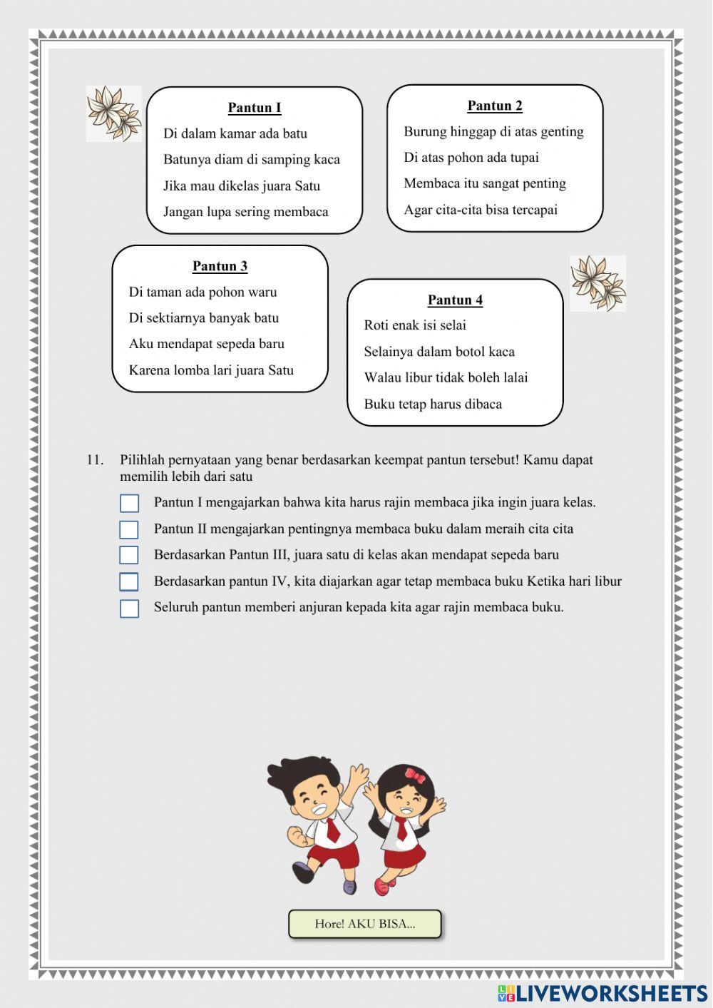 Literasi Formatif Kelas VI
