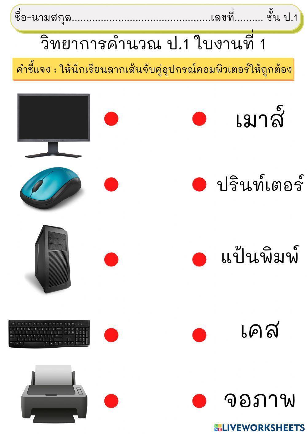 วิทยาการคำนวณ ป.1-1