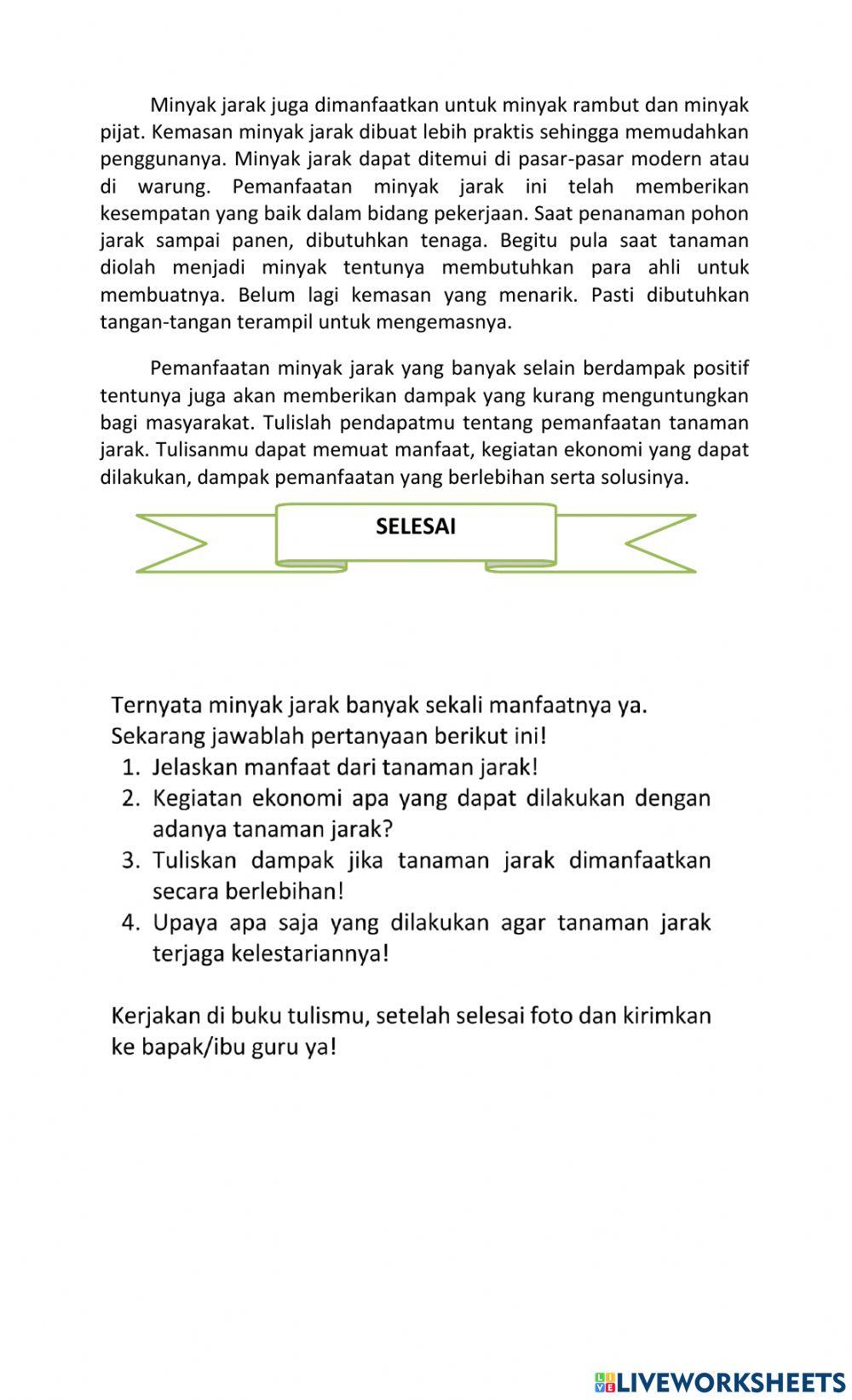 Materi dan tugas - Senin, 23 Agustus 2021