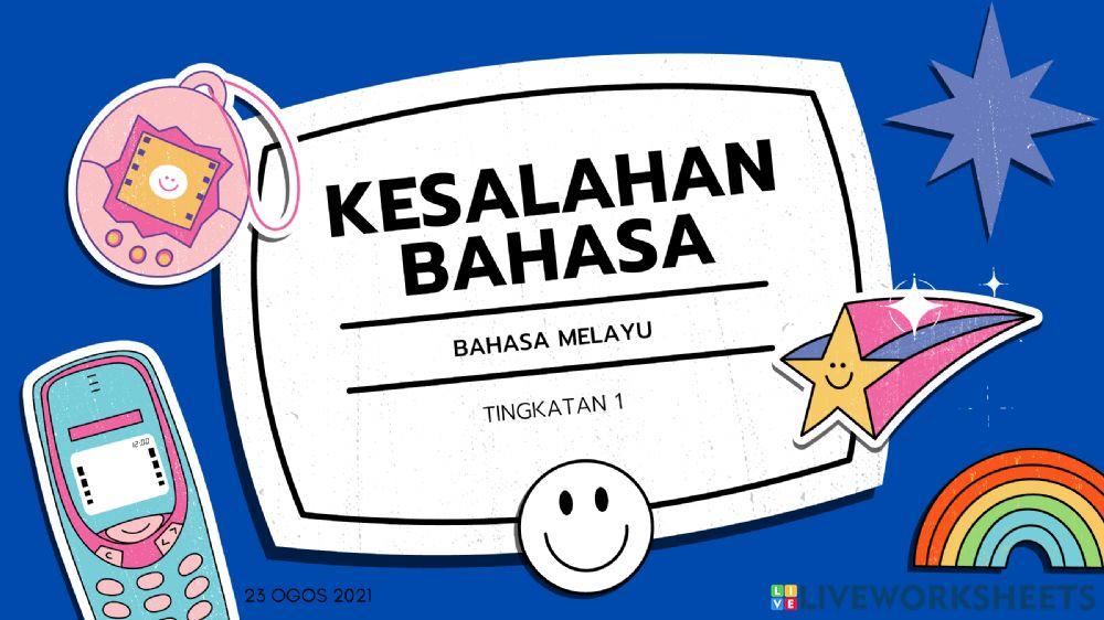 Kesalahan bahasa