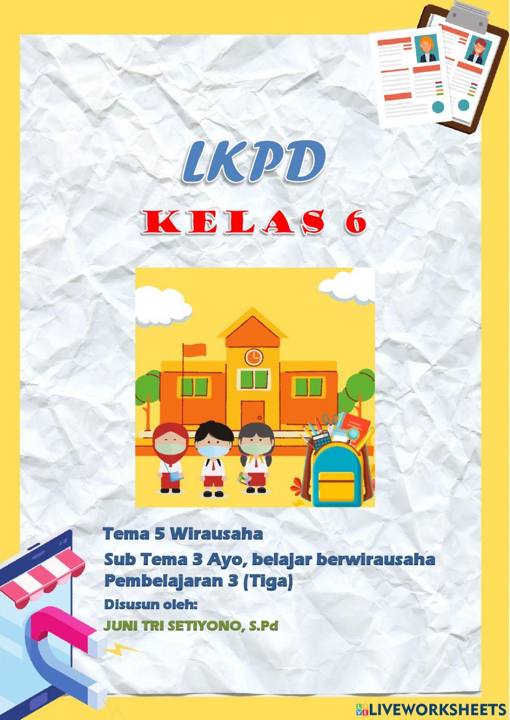 LKPD Kelas 6 Tema 5 Subtema 3 Pembelajaran 3