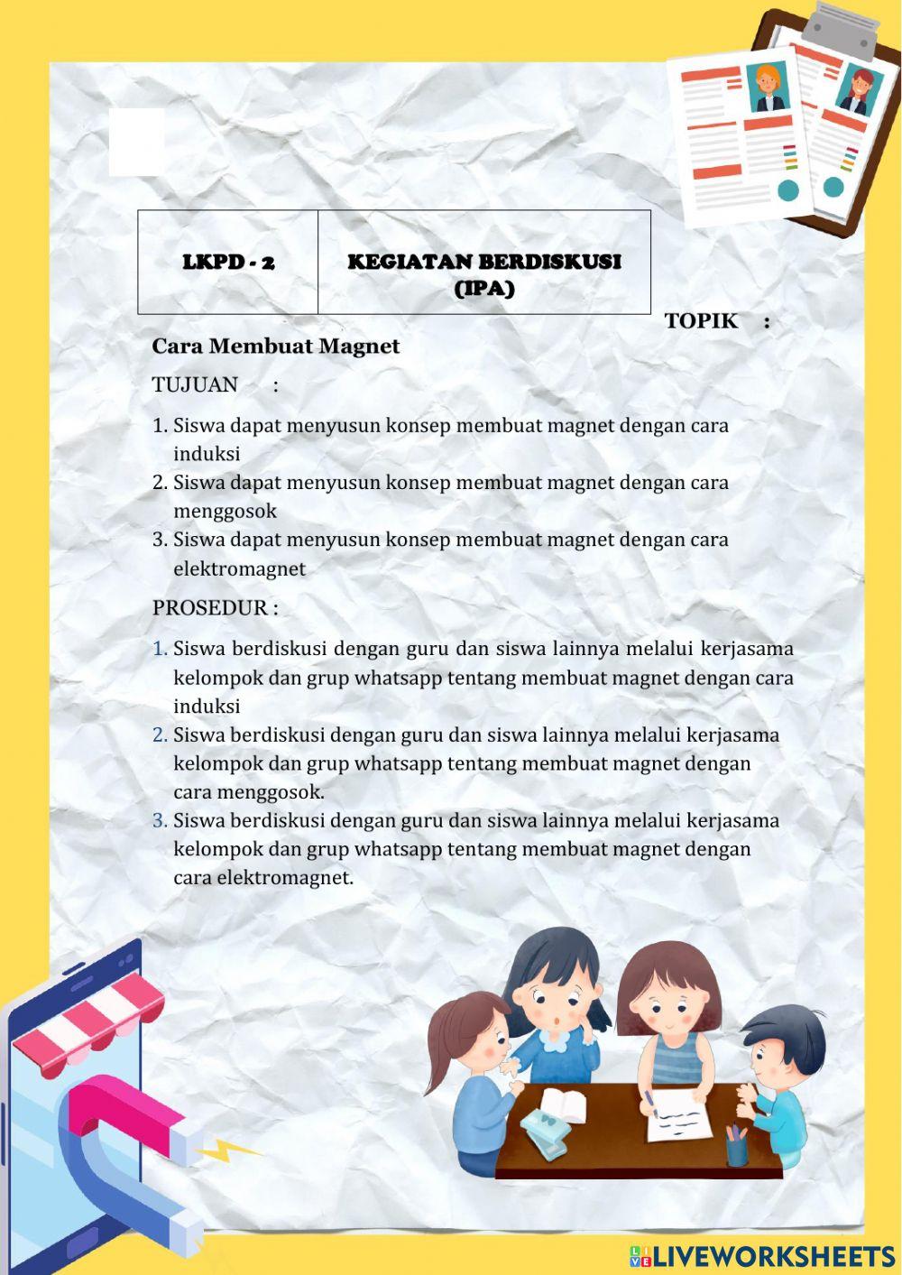 LKPD Kelas 6 Tema 5 Subtema 3 Pembelajaran 3