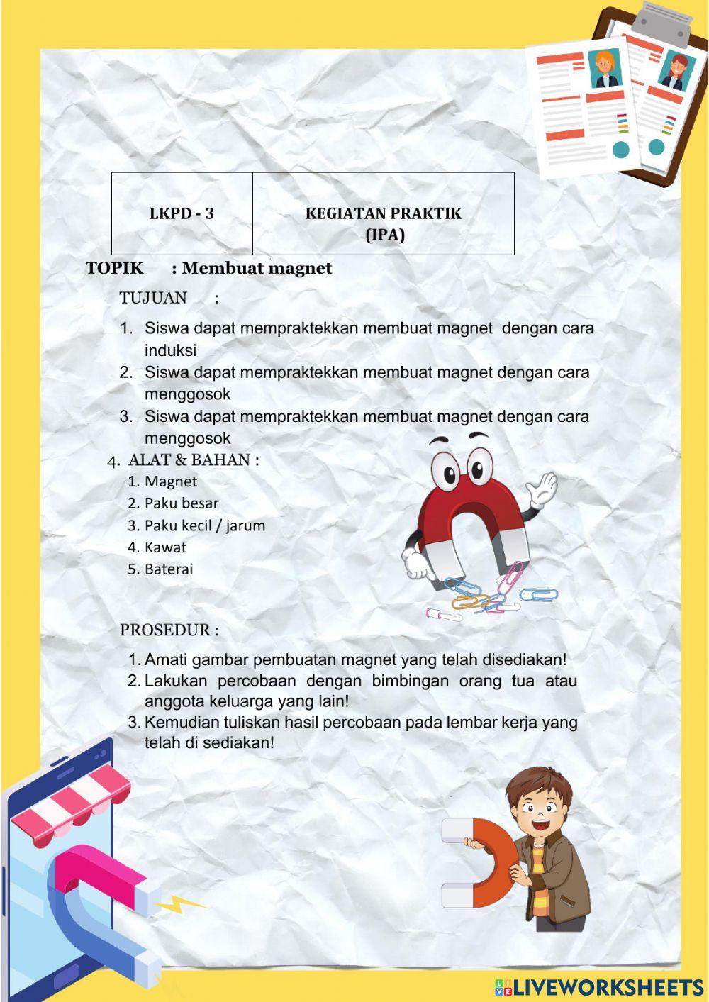 LKPD Kelas 6 Tema 5 Subtema 3 Pembelajaran 3